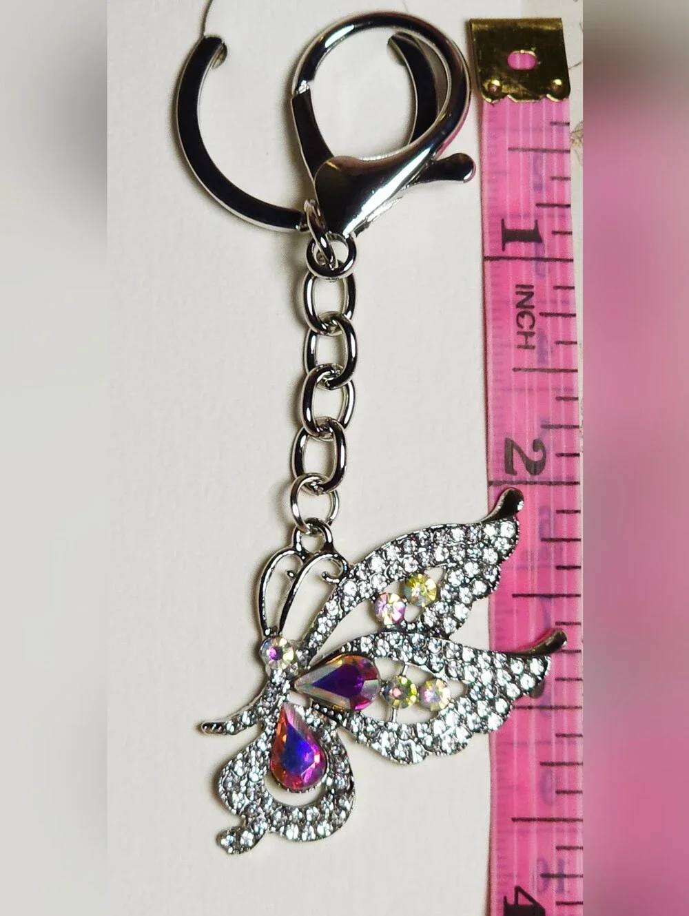 🌟 NWT Crystal Rhinestone Bag Charm & Keychain — Pick Your Style! 🌟